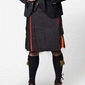 Men’s Rainbow Utility Kilt Cargo Hybrid Pride Kilt Adjustable